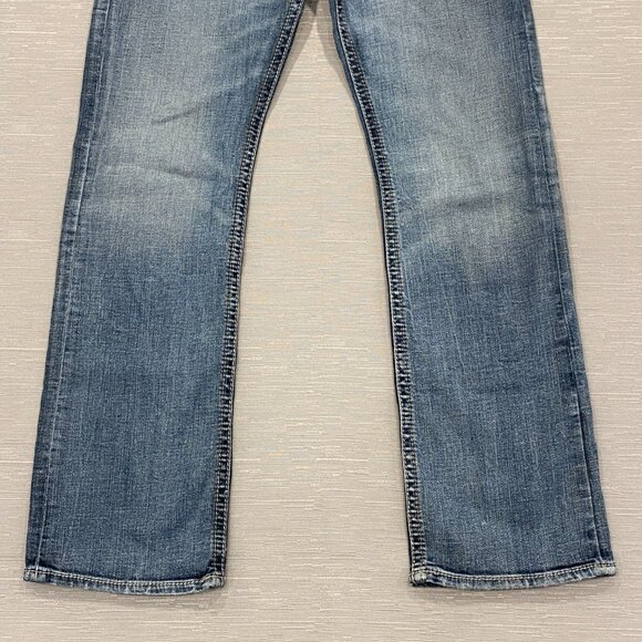 Silver Zac Bootcut Jeans Mens 29 x 32 Relaxed Fit Medium Wash Denim Pants - Picture 5 of 16